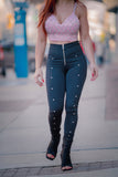 Silver dots Leggings