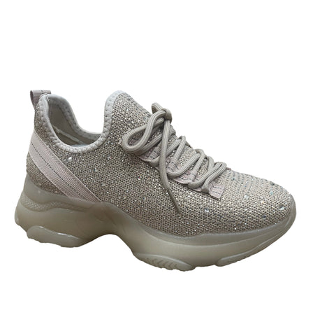 Rhinestone Nude Sneakers