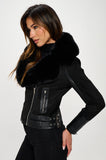 Black Furry Jacket